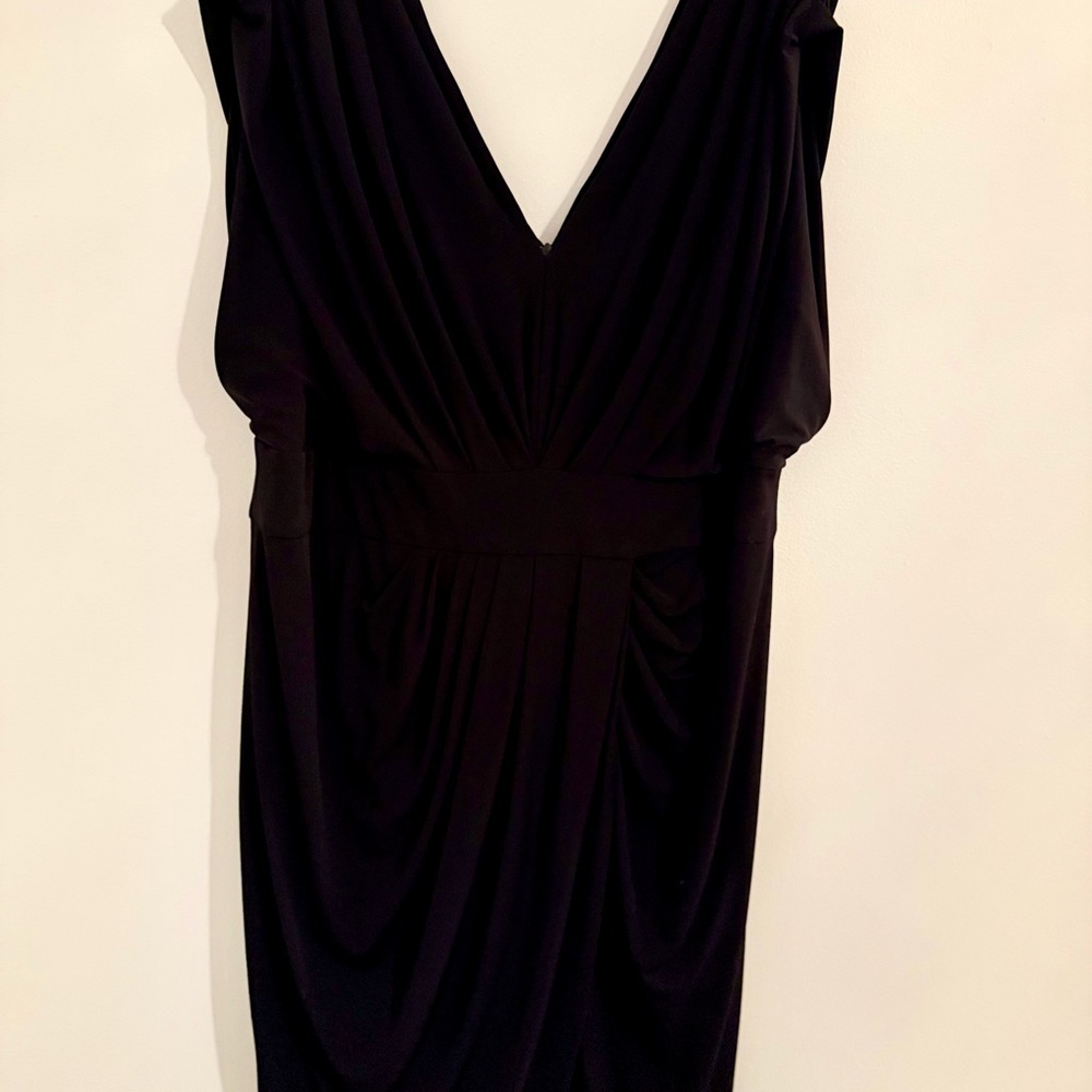 Suzi Chin Elegant Black Backless Gown